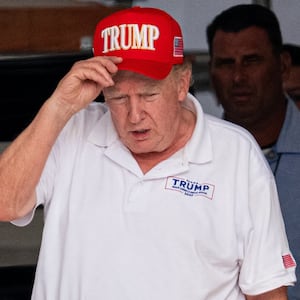 U.S. President Donald Trump views North Portico renovations as he returns to the White House in Washington, D.C., U.S., July 11, 2026.