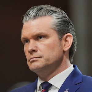 U.S. Defense Secretary Pete Hegseth listens during a Senate Armed Services Committee hearing on U.S. President Donald Trump's FY2027 budget request for the Department of Defense on Capitol Hill in Washington, D.C., U.S., April 30, 2026. REUTERS/Ken Cedeno