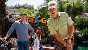 (L to R) Jimmy Tatro as Lance and Will Ferrell as Lonnie in Episode 101 of The Hawk.
