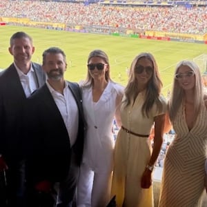 Donald Trump's children at 2026 FIFA World Cup final.
