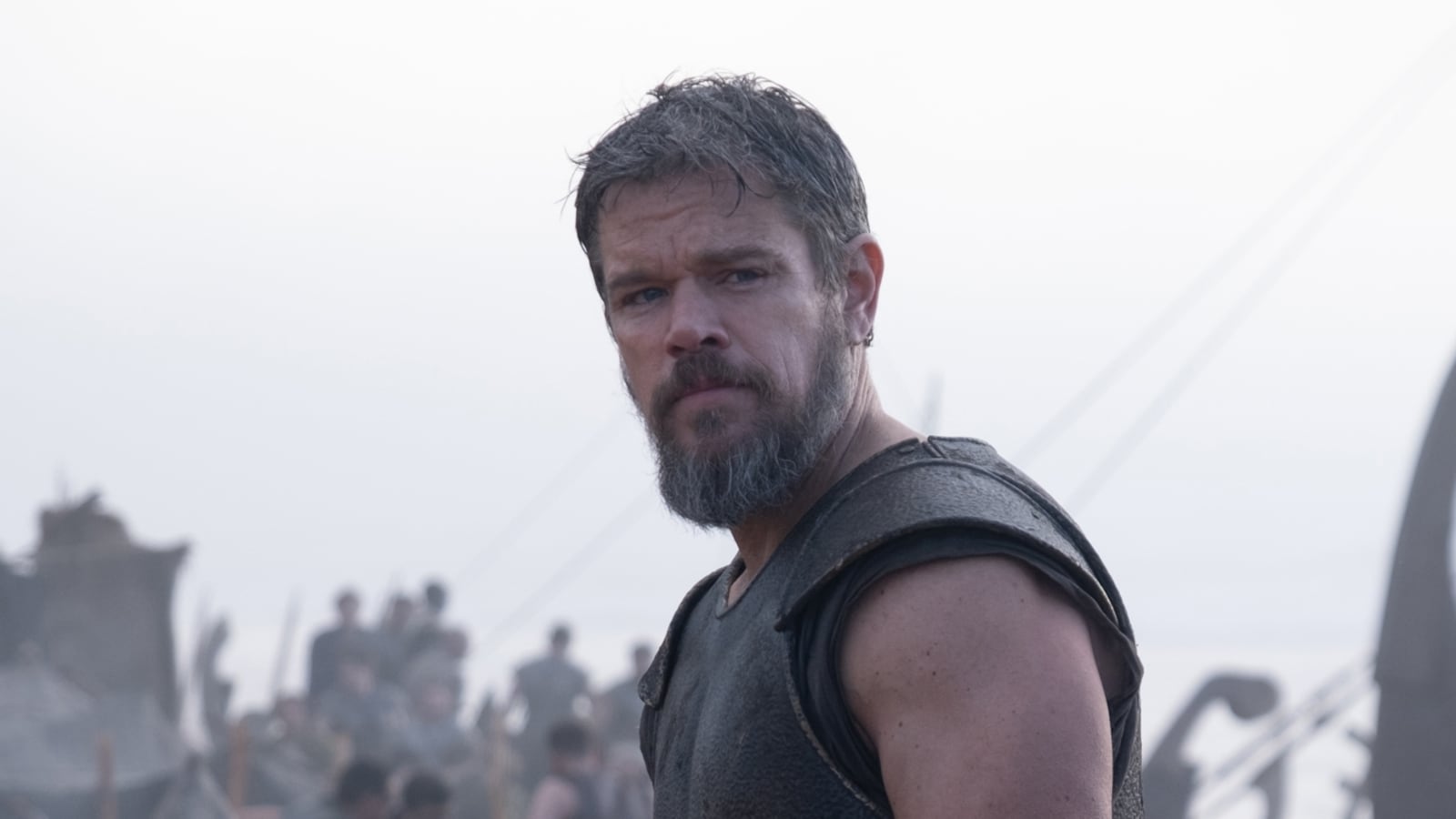 Matt Damon is Odysseus in THE ODYSSEY, written, produced, and directed by Christopher Nolan.