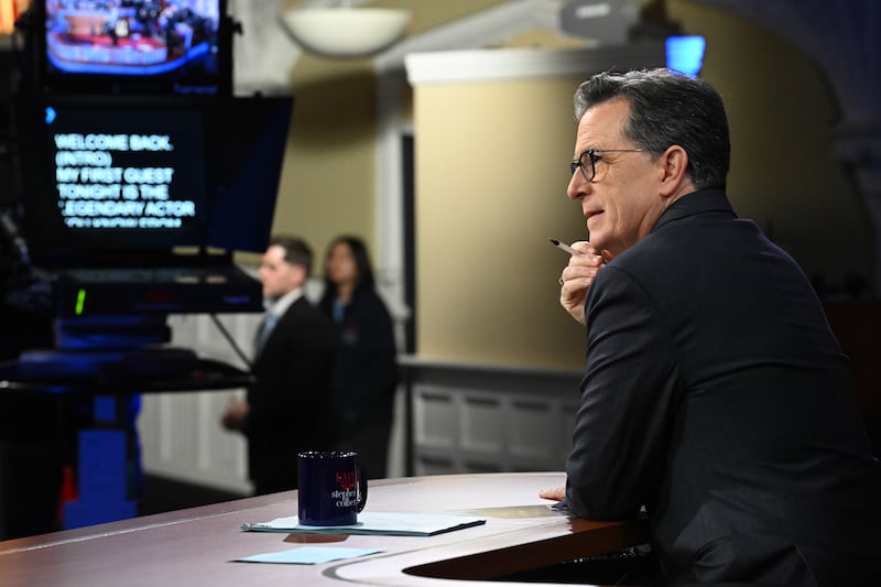 Stephen Colbert on the CBS series The Late Show with Stephen Colbert, scheduled to air on the CBS Television Network.