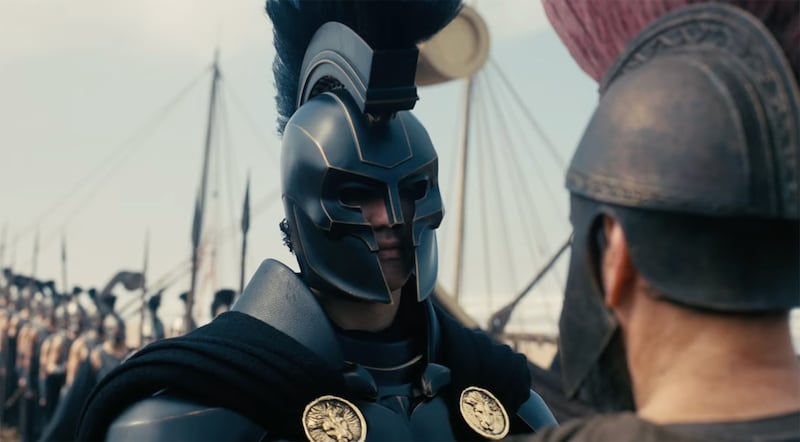 Matt Damon and Benny Safdie in The Odyssey