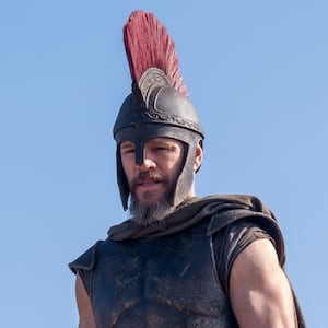 Matt Damon (center) said he had to be intentional about everything he ate while preparing for his role as Odysseys.