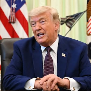 US President Donald Trump speaks to the press in the Oval Office of the White House in Washington, DC, on June 3, 2026.