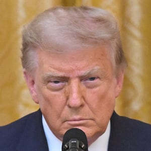 U.S. President Donald Trump speaks about election security during an address to the nation from the East Room of the White House in Washington, D.C., U.S., July 16, 2026.     SAUL LOEB/Pool via REUTERS