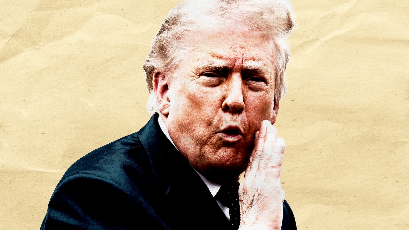 Trump sharing a secret