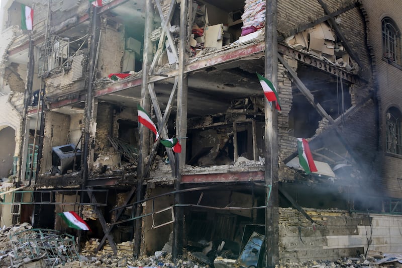 TEHRAN, IRAN â" MARCH 5: A view shows heavy damage at the âShahid Boroujerdi Residential Complex,â where families of Iranian soldiers killed during the Iran-Iraq War live, after it was hit by US-Israel strikes in Tehran, Iran on March 5, 2026. The capital has been subjected to intense bombardment since February 28, with destruction across several parts of the city. (Photo by Fatemeh Bahrami/Anadolu via Getty Images)