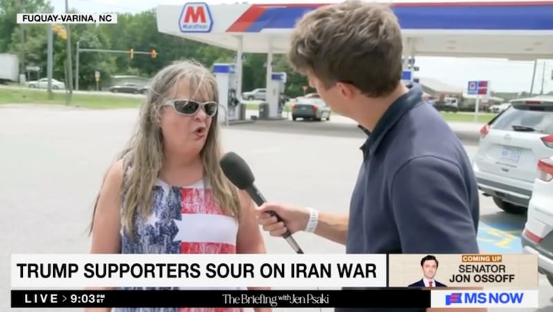 A triple Trump voter talks to MS NOW.