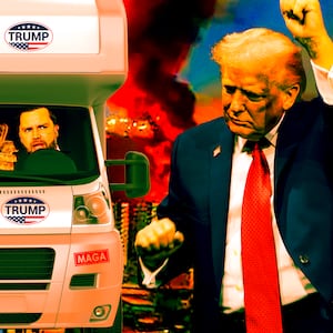 JD Vance Donald Trump photo illustration