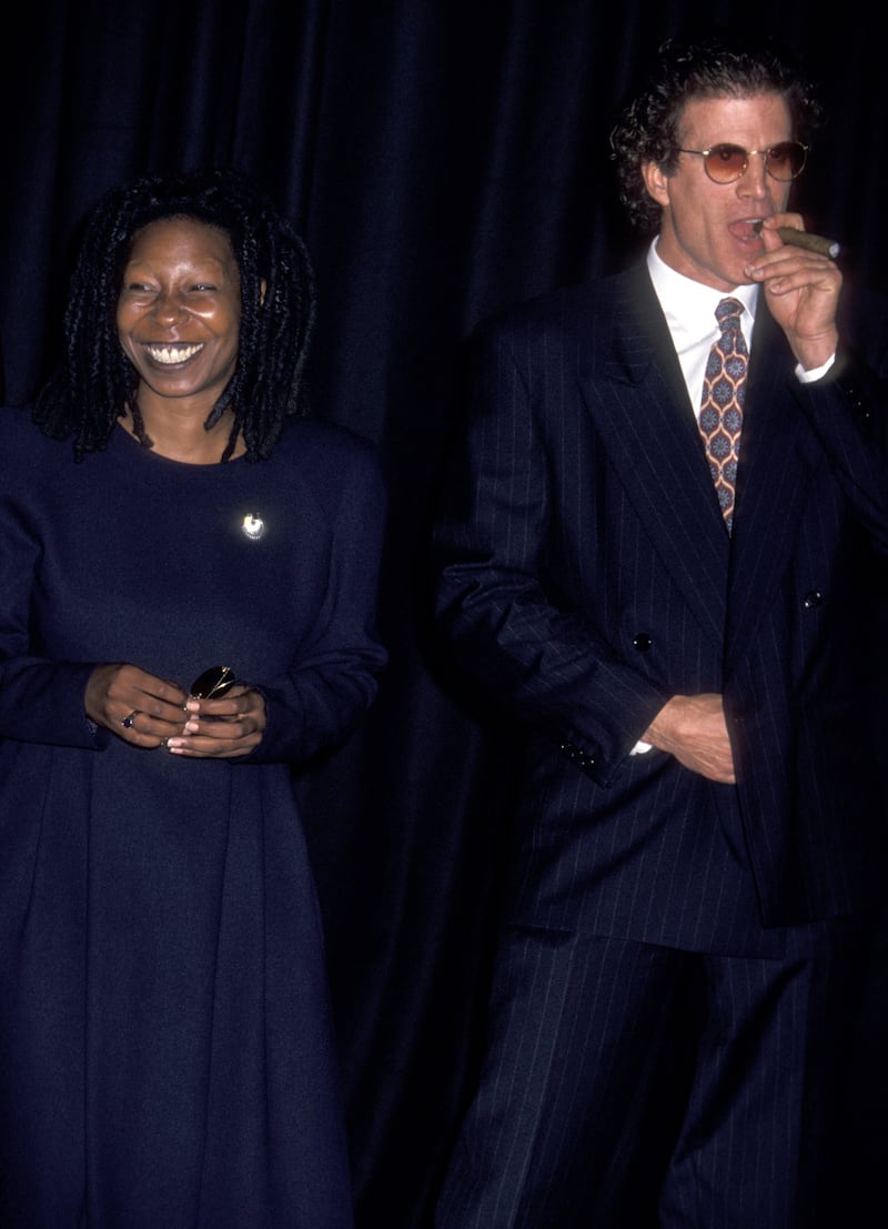 Whoopi Goldberg and Ted Danson