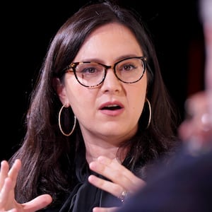 WASHINGTON, DC - JANUARY 18: The Free Press' Honestly with Bari Weiss (pictured) hosts Senator Ted Cruz presented by Uber and X on January 18, 2025 in Washington, DC.