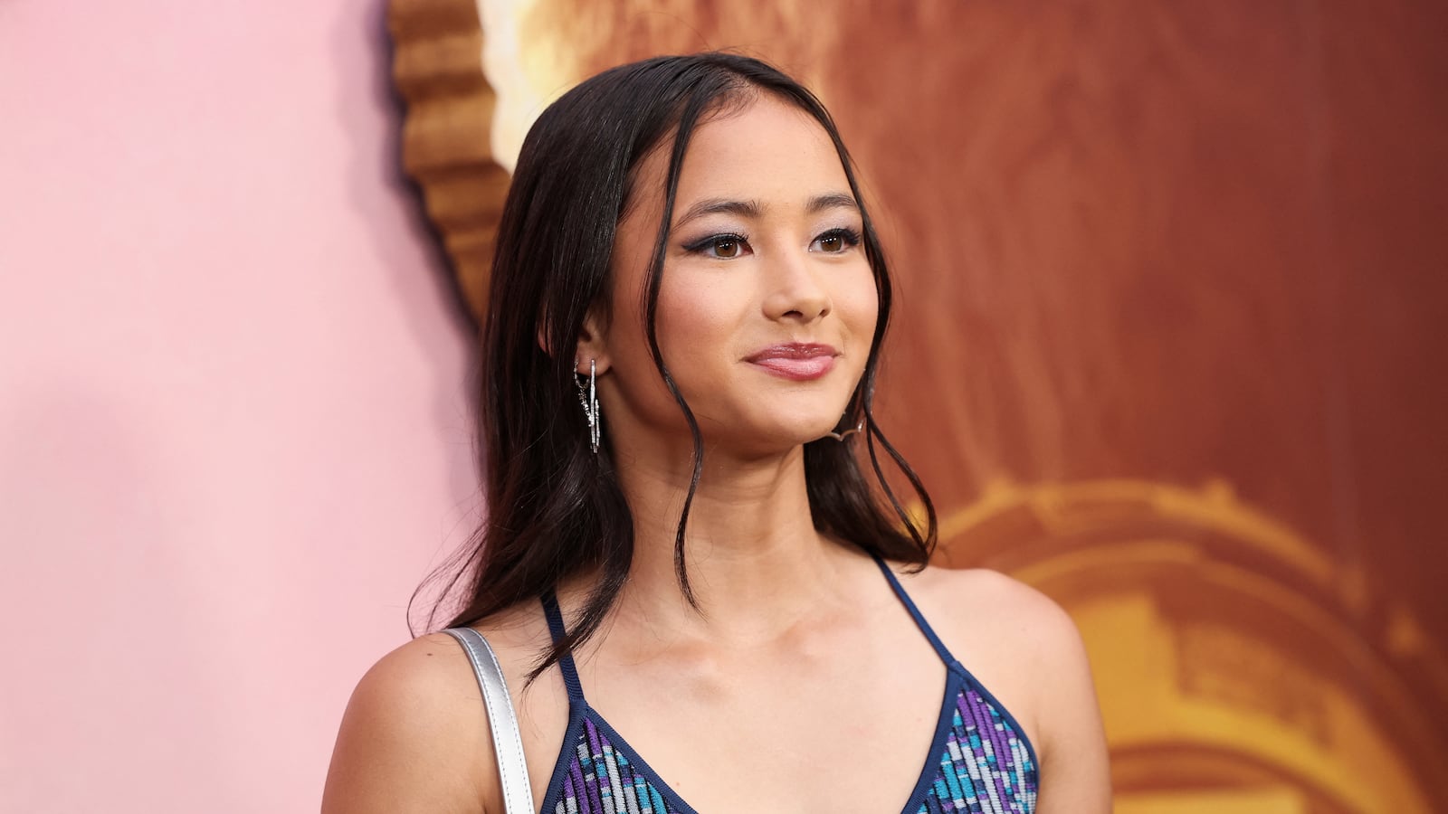Cast member Kaylee Hottle attends the world premiere of "Godzilla x Kong: The New Empire", in Los Angeles, California.
