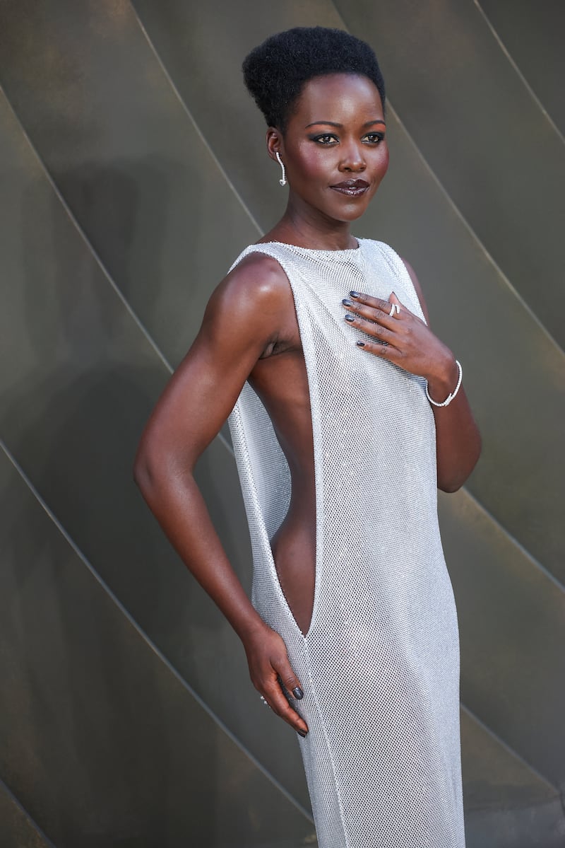 Cast member Lupita Nyong’o attends the "The Odyssey" world premiere in London