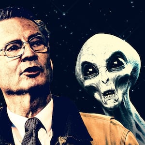 Tim Burchett and an alien