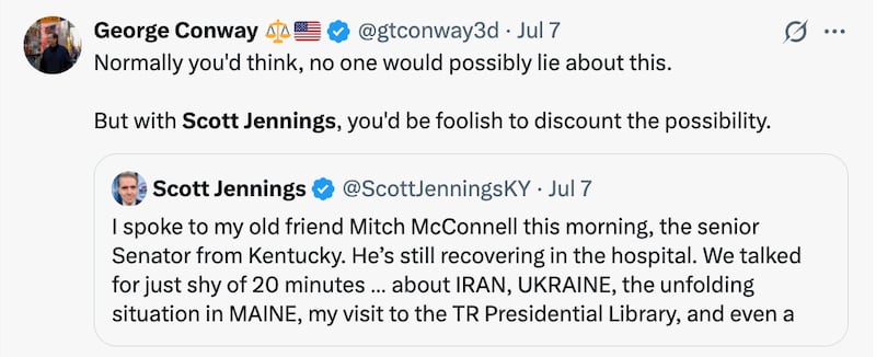 Bashing Jennings.