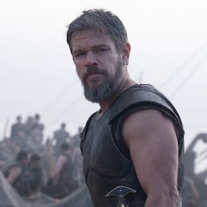 Matt Damon is Odysseus in THE ODYSSEY, written, produced, and directed by Christopher Nolan.