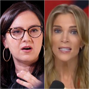 Bari Weiss and Megyn Kelly