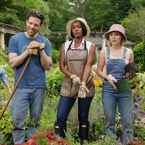 Ben Rappaport as Brett, Aja Naomi King as Catherine and AnnaSophia Robb as Alice