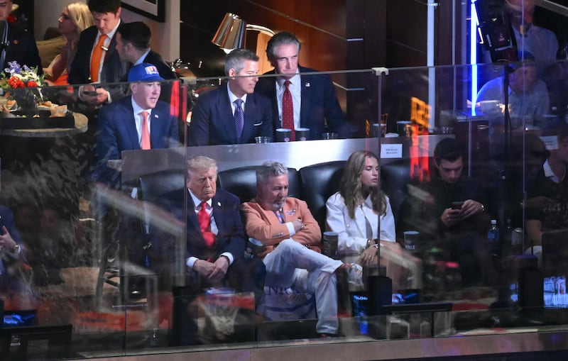 Trump at Game 3
