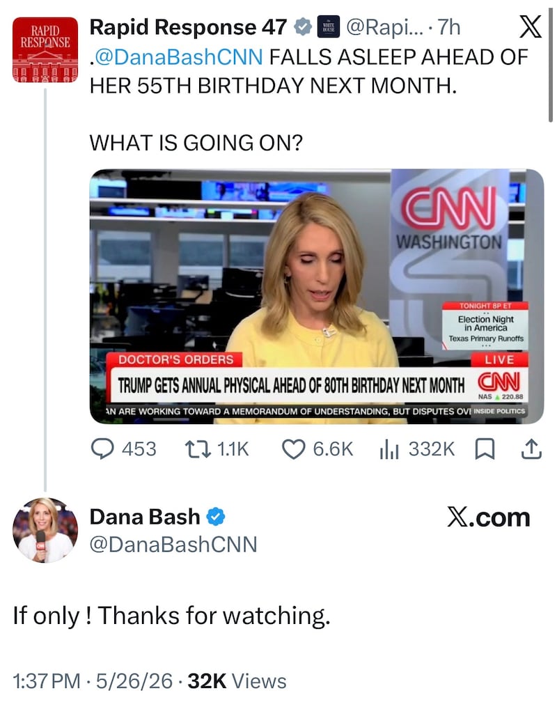 dana bash white house