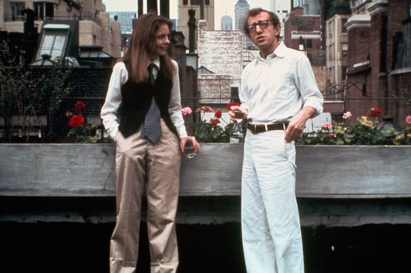 Diane Keaton and Woody Allen in the film "Annie Hall."