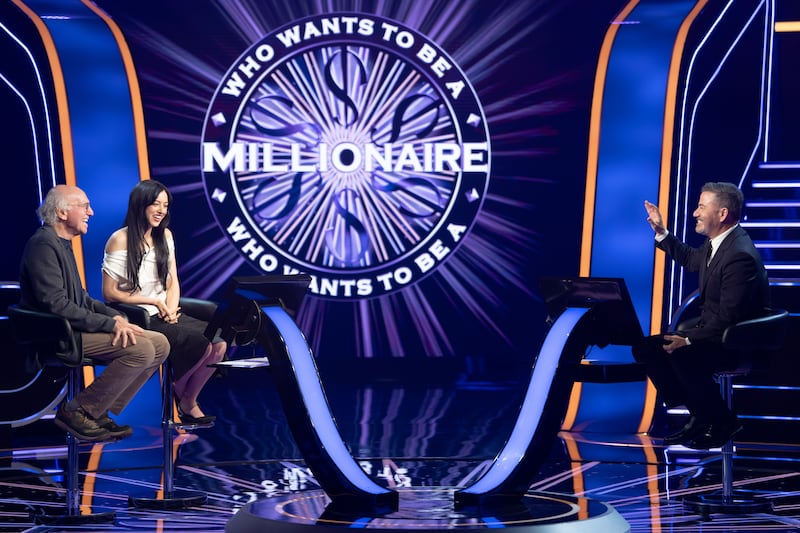 WHO WANTS TO BE A MILLIONAIRE? - “In The Hot Seat: Larry David & Cazzie David