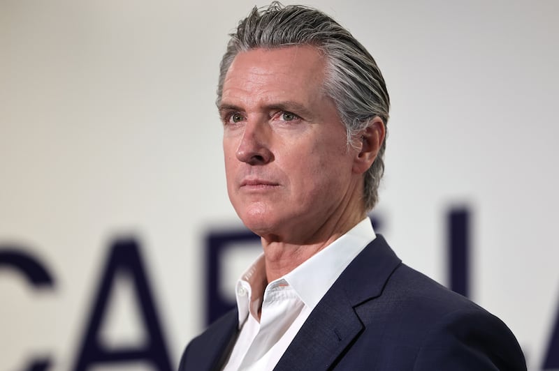 California Governor Gavin Newsom is losing ground as the preferred Democratic candidate for 2028.