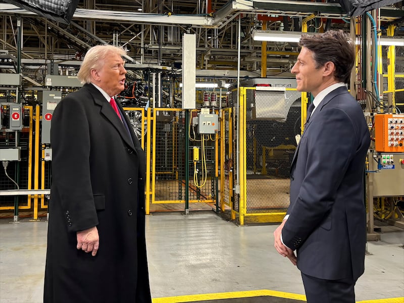 Tony Dokoupil’s primetime interview with President Donald Trump on Tuesday night went off the rails when his salary suddenly became the topic of conversation.