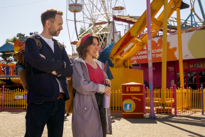 Rafe Spall and Esther Smith in 'Trying'