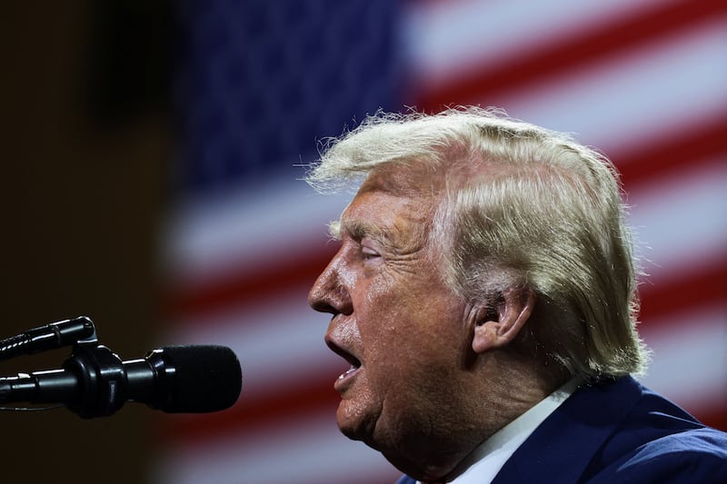 U.S. President Donald Trump delivers remarks on the 'Trump Accounts' tax-advantaged investment program, at Wheeler High School in Marietta, Georgia, U.S., July 22, 2026.