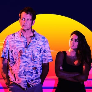 Vince Vaughn and Natalie Martinez in Bad Monkey.