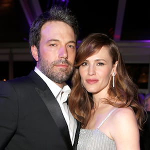 Actor/director Ben Affleck and Jennifer Garner attend the 2014 Vanity Fair Oscar Party on March 2, 2014, in West Hollywood, California.