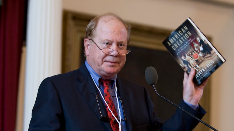 Pulitzer Prize winning author Joseph Ellis, who won for his book "Founding Brothers" speaks at the Texas Book Festiva in Austin. (Photo by Robert Daemmrich Photography Inc/Corbis via Getty Images)