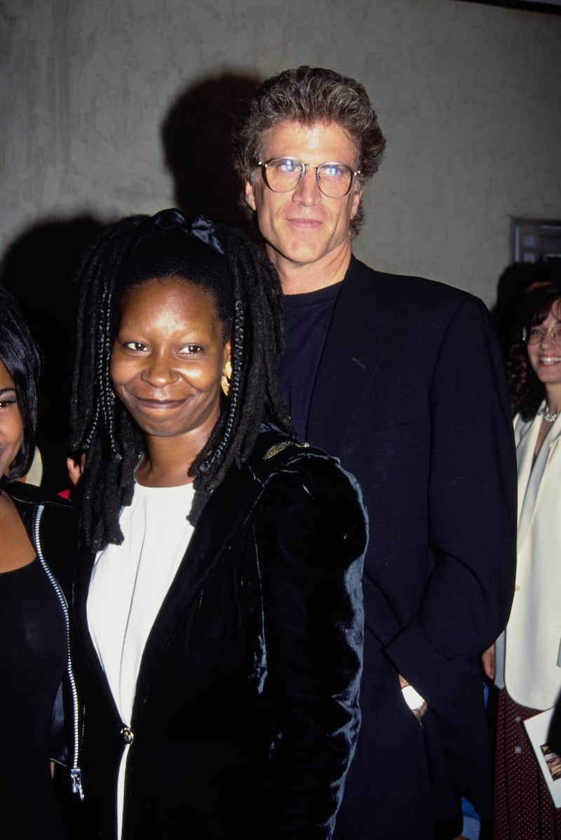 Whoopi Goldberg and Ted Danson
