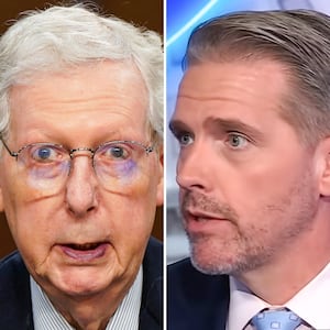 Scott Jennings and Sen. Mitch McConnell.