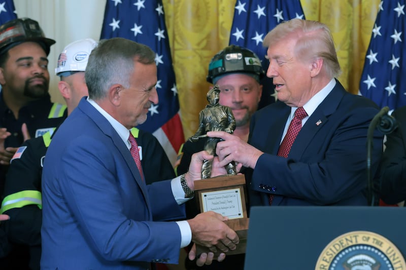 Donald Trump coal event