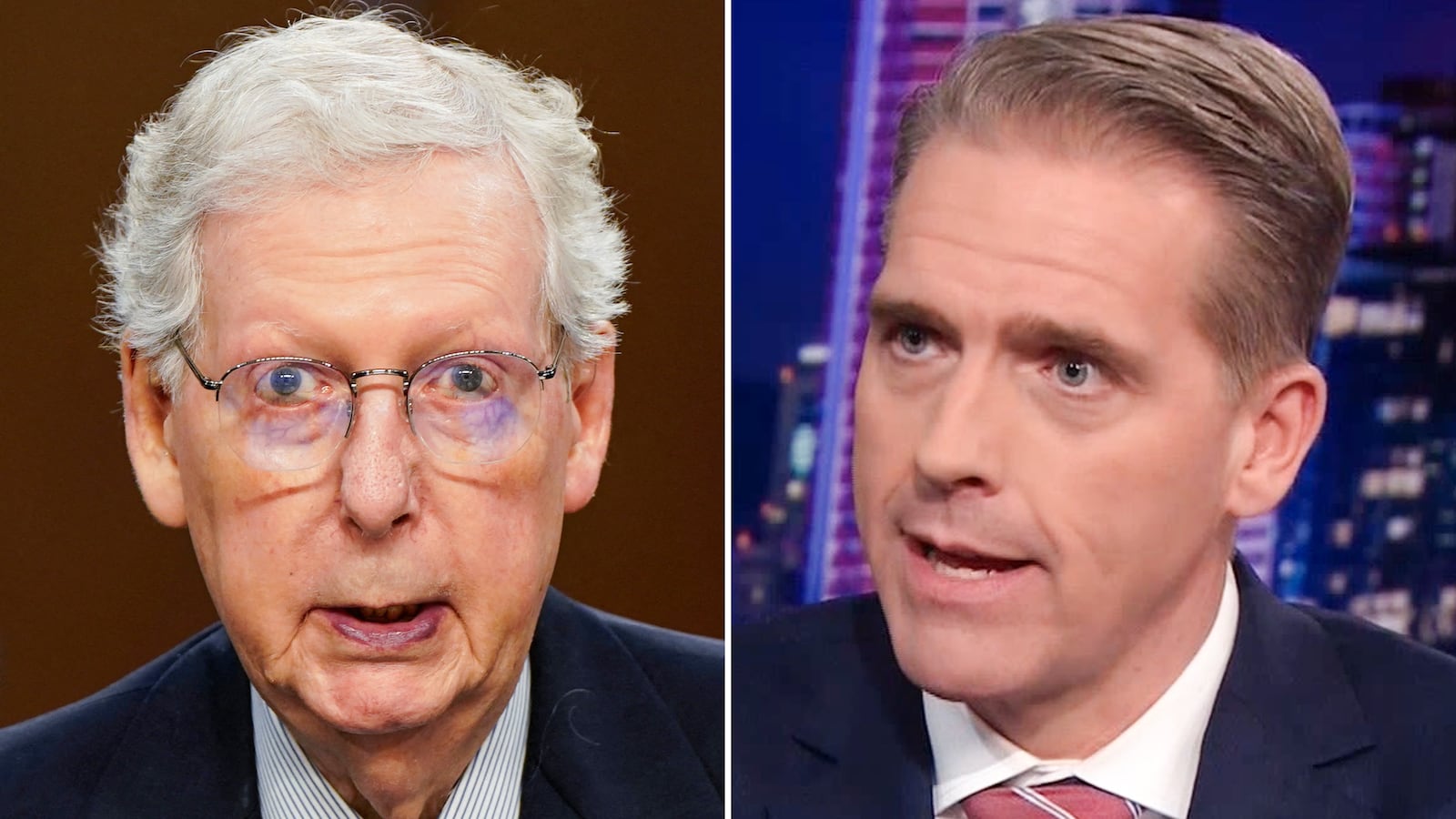 Mitch McConnell and Scott Jennings.