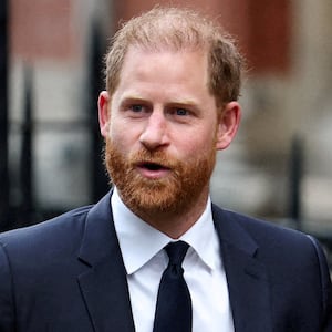 FILE PHOTO: Britain's Prince Harry arrives during the first week of a nine-week trial lawsuit against Associated Newspapers, publisher of the Daily Mail, which Britain's Prince Harry and others are suing over allegations of privacy breaches dating back 30 years, at the High Court in London, Britain, January 20, 2026. REUTERS/Toby Melville/File Photo