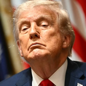 US President Donald Trump speaks during a cabinet meeting in the Cabinet Room of the White House in Washington, DC, on May 27, 2026. (Photo by Kent NISHIMURA / AFP via Getty Images)