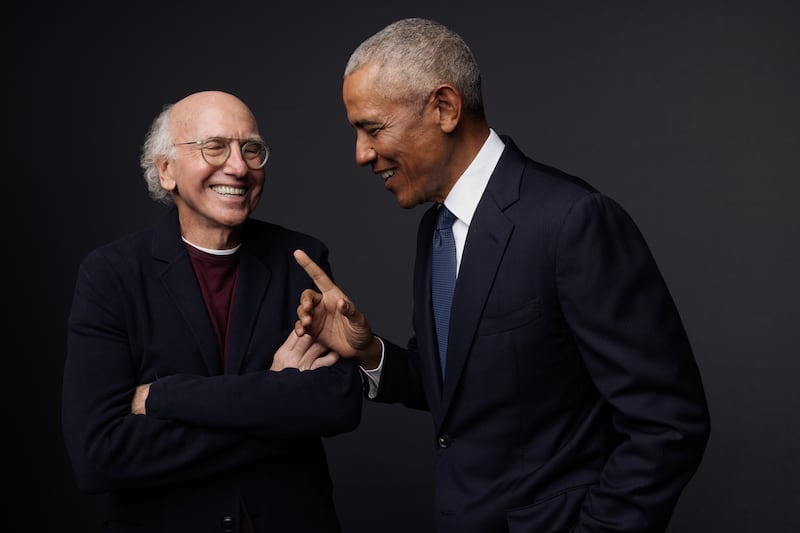 Larry David and Barack Obama collaborated on the new HBO series.