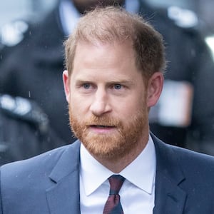 Prince Harry, Duke of Sussex arrives during a court case against Associated Newspapers Ltd at The Royal Courts of Justice on Jan. 21, 2026 in London, England.