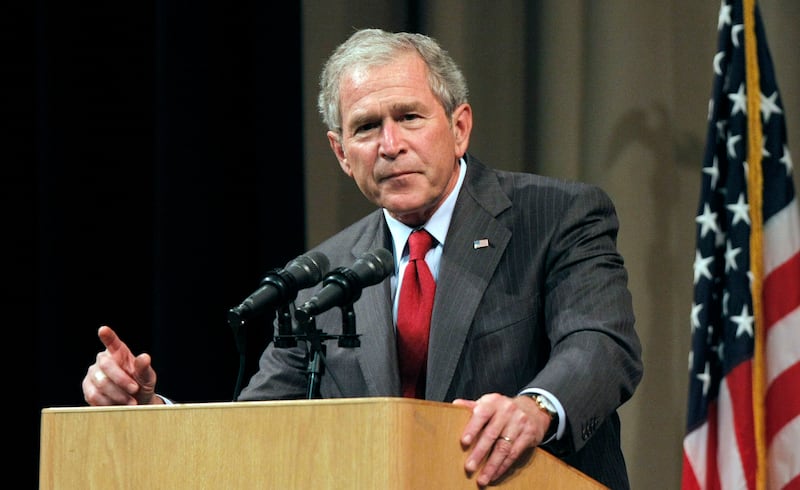 Polling suggests that Democrats were in a much better place at this time in President Bush's final term than they are now. Photo by Bill Pugliano/Getty Images.