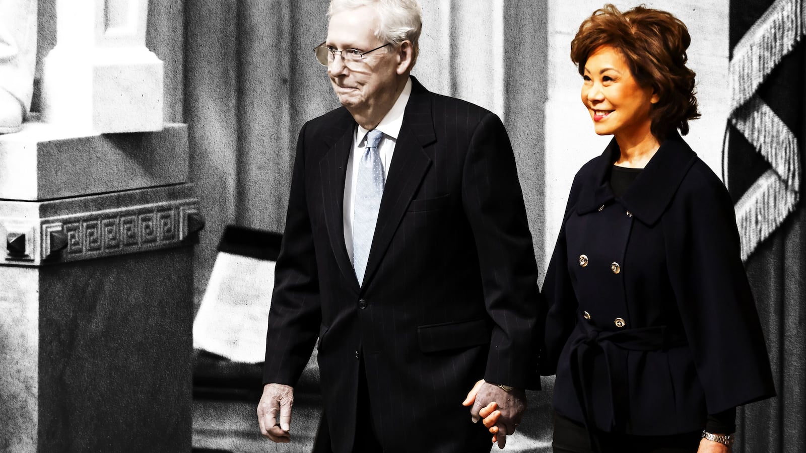 Mitch McConnell and Elaine Chao