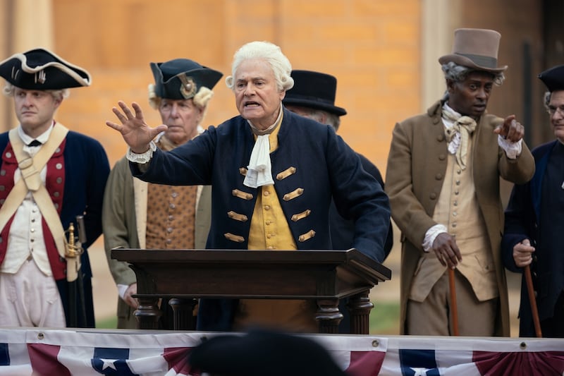 Rob Reiner appears as George Washington in his final on-screen performance.