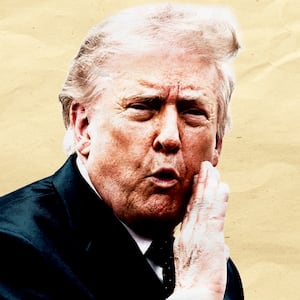 Trump sharing a secret