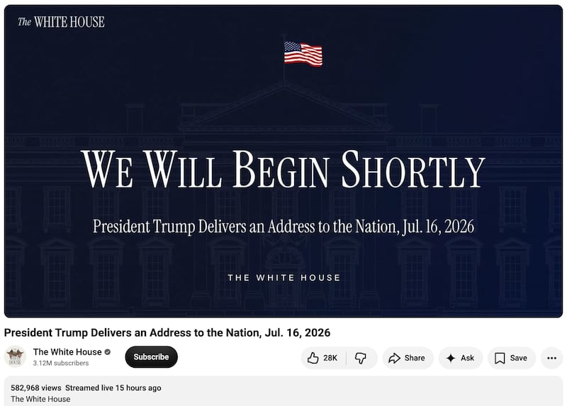 The White House on YouTube