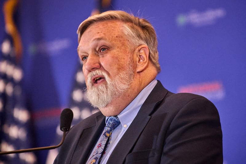 Pastor Doug Wilson speaks at the National Conservatism Conference in Washington D.C., Sept. 3, 2025.