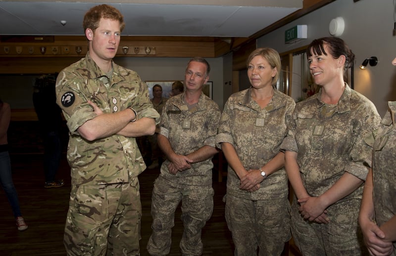 prince harry army