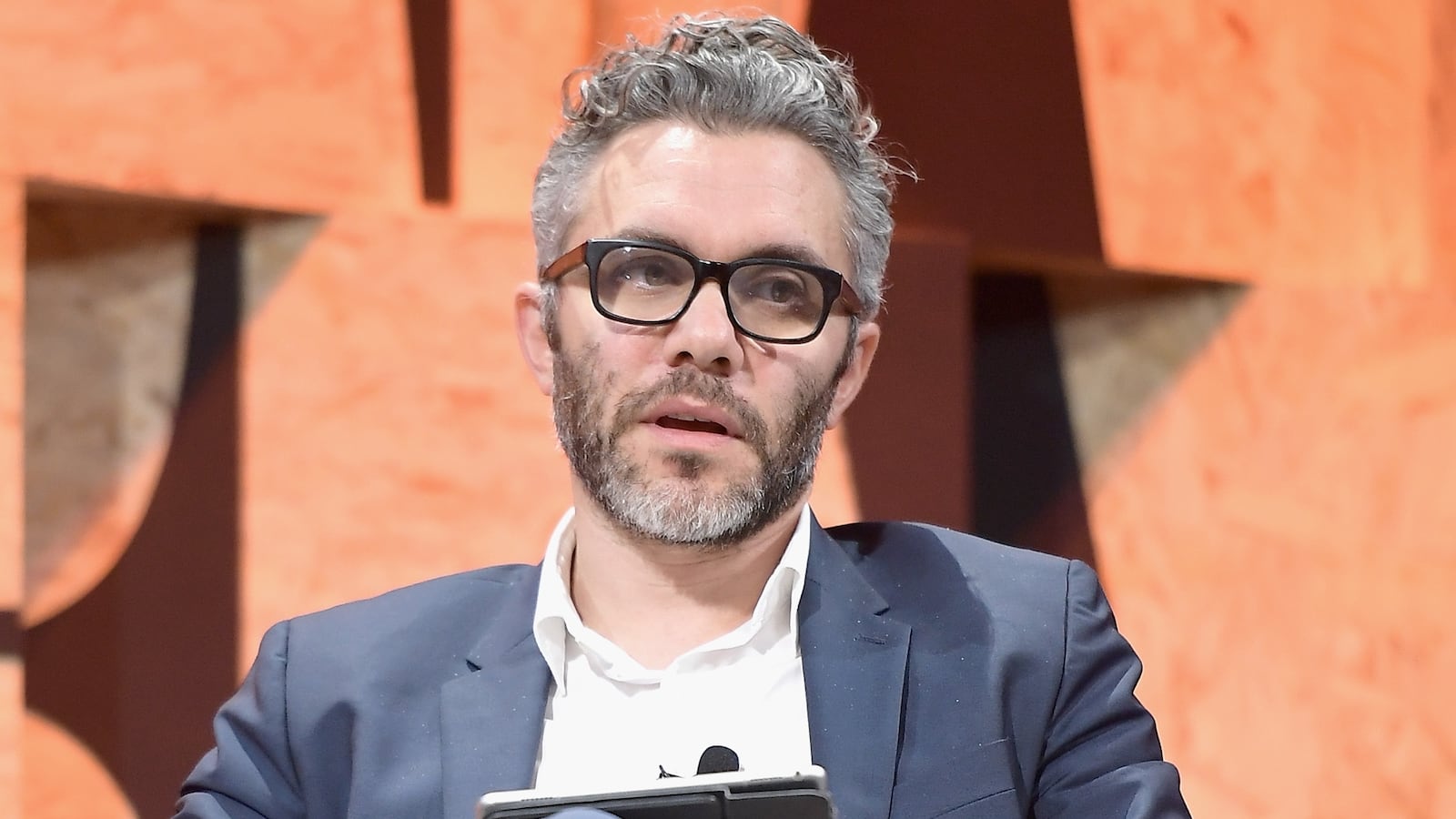 BEVERLY HILLS, CA - OCTOBER 03:  Special correspondent at Vanity Fair Nick Bilton speaks onstage during Vanity Fair New Establishment Summit at Wallis Annenberg Center for the Performing Arts on October 3, 2017 in Beverly Hills, California.  (Photo by Matt Winkelmeyer/Getty Images)
